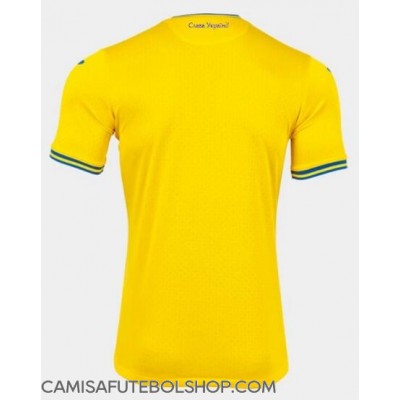 Camisa de time de futebol Ucrânia Replicas 1º Equipamento Europeu 2024 Manga Curta Camisa de time de futebol Ucrânia Replicas 1º Equipamento Europeu 2024 Manga Curta